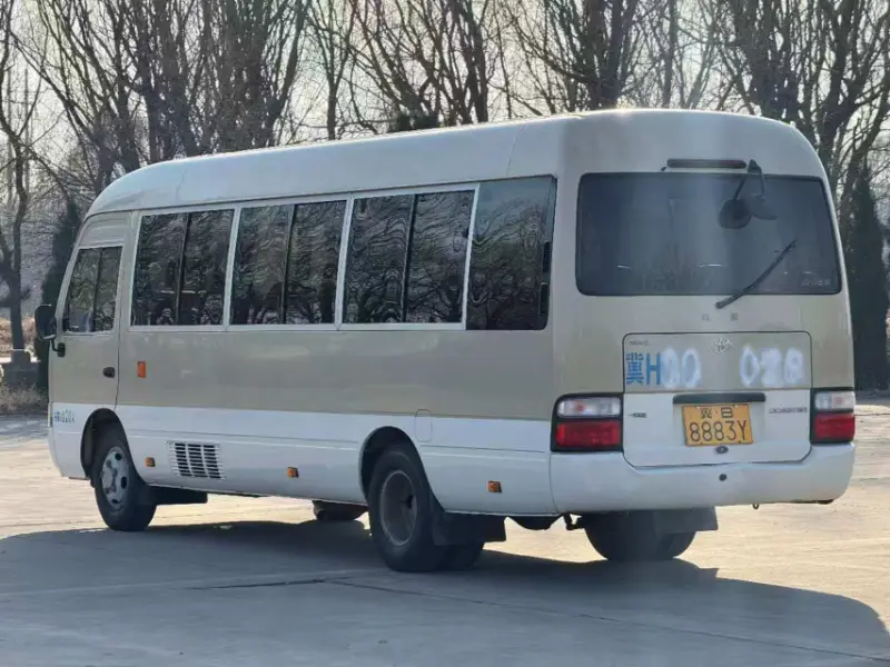 China Honglong Used Passenger Buses Completes Centralized Procurement of 45 Toyota Coasters.